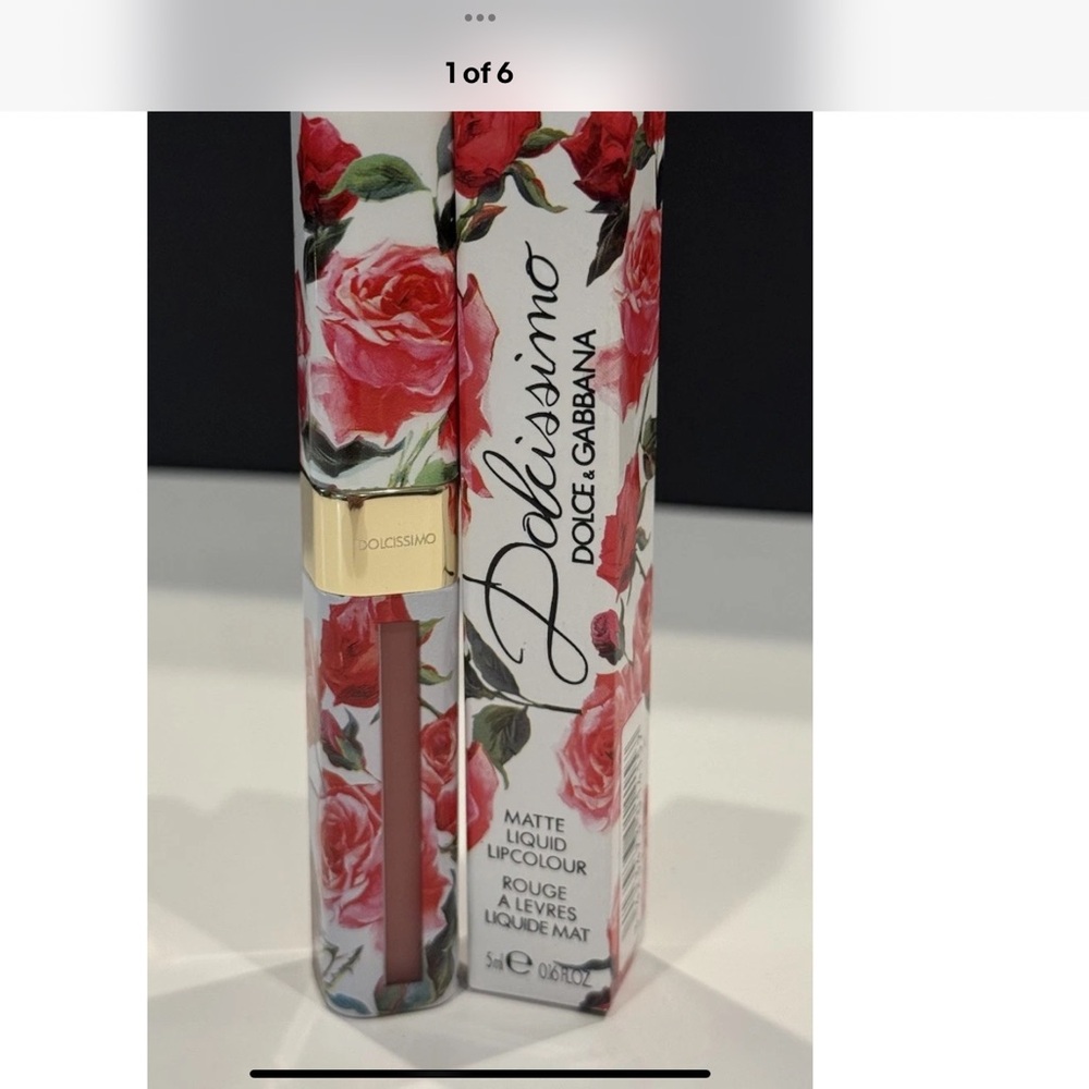 Dolce & Gabbana • Dolcissimo • Matte Liquid Lipstick • 1 Natural • New In box